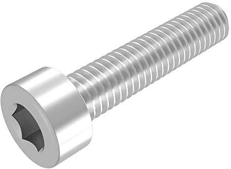 SECCARO Zylinderschraube M8 x 35 mm, Edelstahl V2A VA A2, DIN 912 / ISO 4762, Innensechskant, Vollgewinde, 20 Stück