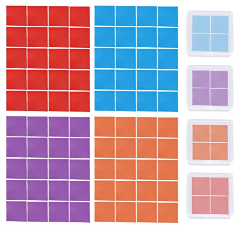 AWAVM 80pcs DIY Diamond Painting Glue Circolare Dot Drill Glue Sticking Diamond Painting Silicone Clay Block Diamond Painting Accessori fatti a mano (2x2cm)