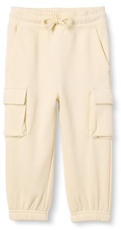 Amazon Essentials Unisex Kinder Cargo-Jogginghose, Beige, 4 Jahre