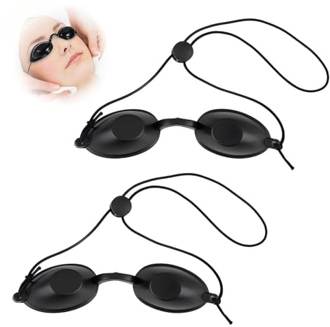 Reccisokz 2 Gafas De SoláRium, Gafas Protectoras Led Y Uv Para Una ProteccióN Ocular Fiable, Ajustables, Para SoláRium Y Para Tomar El Sol En La Playa