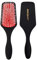 Denman Petite brosse à cheveux démêlante pour démêler et sécher rapidement et confortablement D38 – Combinaison d'épingles à coiffer D3 et brosse à palette (noir)