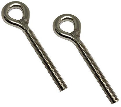 Perno de ojo M10 de 2 piezas hecho de inox 304 Perno de anillo resistente y resistente a la oxidación 113 mm de longitud para proyectos colgantes de jardín