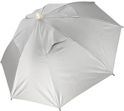 Ombrello Cappello Ombrello a Mani Libere Regolabile con Protezione UV per la Pesca Campeggio Spiaggia Giardinaggio Parasole