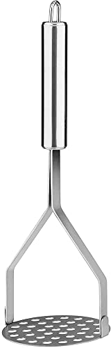 trabag Schiaccia Patate In Acciaio, Professionale Schiaccia Patate, Gadget Da Cucina Manuale, In Acciaio Inossidabile, Argento