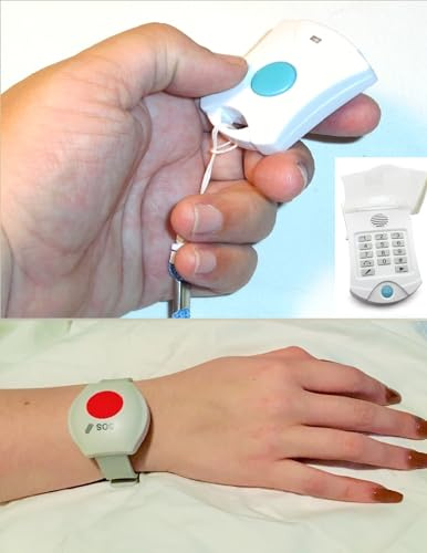 Generic Medical Alert That Calls Family - NO Monthly FEES, Ever! Uses Landline Or Cell Phone Adapter