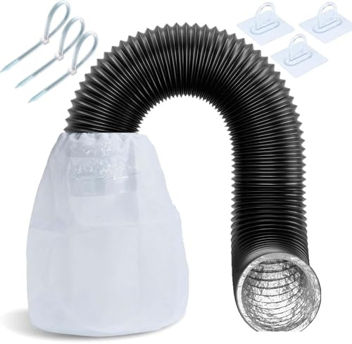 SARANICE 3-pack torktumlare ventilationsluddfångarväska, inomhus utomhus torkare luddfångare fälla och filter för ventilerad torktumlare för att fånga ludd och damm för att lösa problemet med ludddamm