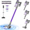 ThaRigwig Cordless Vacuum Cleaner 250W, 26Kpa 4 in 1 Digital Display Stick Upright Vacuum Cleaner with Mounting Bracket, Lightweight Rechargeable Handheld Vacuum 42 Mins Run Time with LED Light