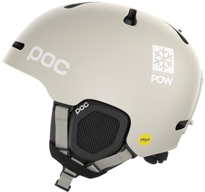 POC Fornix MIPS Pow JJ Mineral Grey Skihelm – Leichter All-Mountain Ski- & Snowboardhelm für Erwachsene, MIPS-Sicherheit, Größenverstellbar, Belüftet & Komfortabel