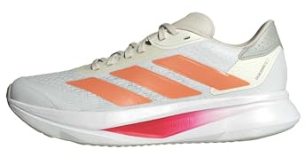adidas Mujer Duramo SL 2 Running Shoes, Off White/Lucid Orange/Wonder Silver, 38 2/3 EU