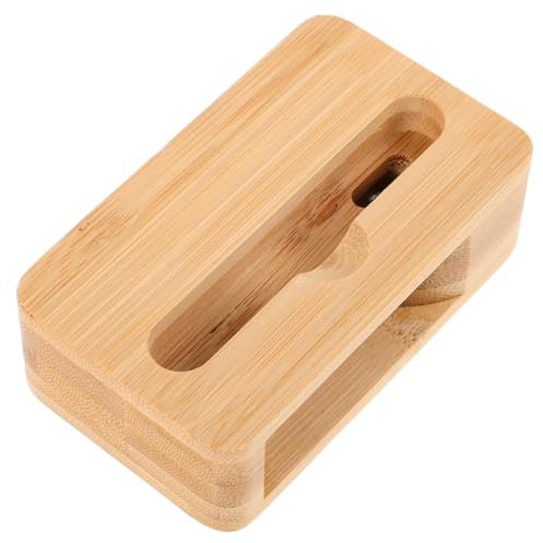 Operitacx Amplificateur De Son pour Haut-Parleur De Téléphone Portable Station d'accueil pour Téléphone Support pour Portable Station d'accueil en Bois Amplificateur