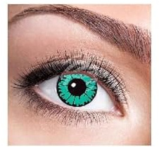LP Divertissements Lot de 3 - Lentilles de Contact reptil - sans Correction - Accessoire de déguisement