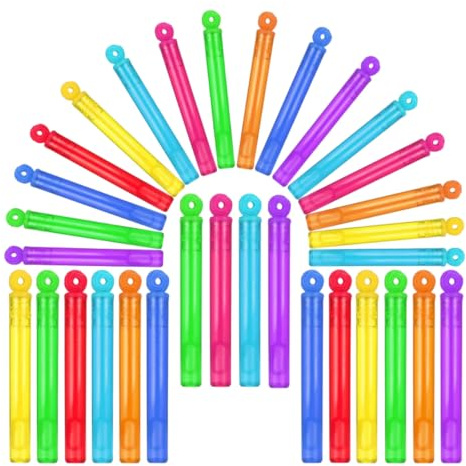 32Pcs 11cm Colorful Bubble Soap Bottle for Outdoor Bath Time