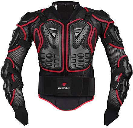 HEROBIKER Motorcycle Full Body Armor Jacket spine chest protection gear Motocross Motos Protector Motorcycle Jacket 2 Styles
