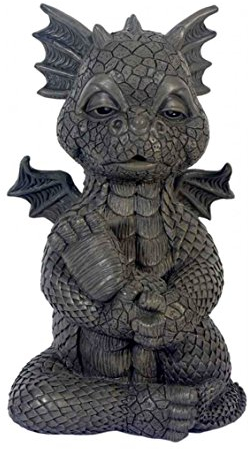 Mayer Chess by MystiCalls Figure de Jardin Dragon Fait Yoga! Yogi! Jardin! Figurine! Gargoyle!