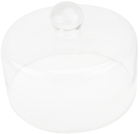 Cabilock Cloche En Verre Leonardo Glashaube Kuchen Dome Sü?e Dessert Display Abdeckung Platter Deckel Snack Schutz Abdeckung Küche Deckel für Party Hause Tortenplatte Leonardo Glashaube