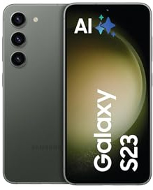 Samsung Galaxy S23 AI Smartphone Android, 128 GB, batería de 3900 mAh, smartphone sin contrato verde