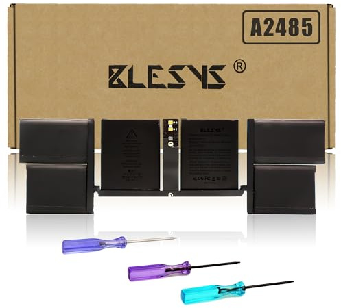 BLESYS A2527 A2485 Laptop Batteri för MacBook Pro 16 Inch (2021) A2485 EMC 3651 M1 Max [11,45V / 99,60Wh]
