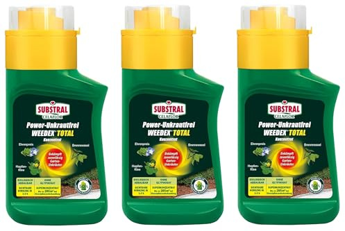 Substral Celaflor Weedex Total Konzentrat 3x 230 ml Unkrautvernichter Herbizid Unkrautfrei Total ohne Glyphosat