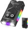 BORUiT EV15 Mini Torcia Elettrica con 365nm Luce UV, 1000 Lumen 18 Modalità Ricaricabile, Corpo in Lega di Alluminio con Clip, IP65 Impermeabile, Coda Magnetica, per Campeggio, Casa, All'aperto