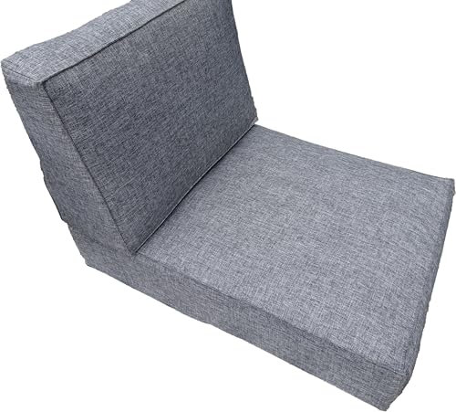 Jacek Paletten-Ecksofa mit Schaumkissen, Polsterset, 80 x 60 x 15 cm, Anthrazit (Set - 2 Elemente)