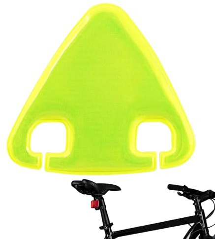 YRTUOP Catadioptres pour Vélo | Montage Arrière Triangulaire Sécurité Réfléchissants,Équipement Cycliste Sécurisé pour Femmes, Jeunes et Adultes Visibilité Améliorée en Roule