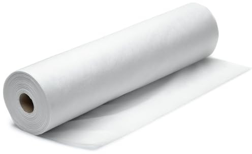 Tessuto Non Tessuto Ovatta Imbottitura - 4 m x 160 cm - Fodera Leggera Bianca Traspirante per Cucito Patchwork Quilting Abbigliamento Tappezzeria Decorazioni Senza Colla Non Termoadesiva