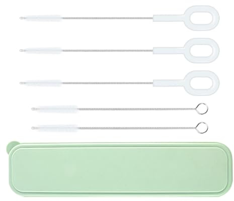 CONGARTENO Set de Brosses de Nettoyage Plusieurs Tailles pour Bouteille et Paille en Pp Poils Doux pour Gobelets et Tasses