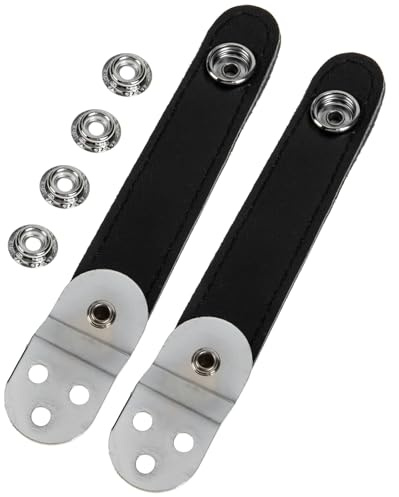 Toyvian Metal Connecting Buckle Strap Double-layer Bellows Belt Accessory for Accordion Use Fittings for Musical Instruments