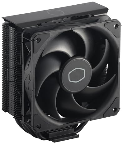 Cooler Master Hyper 212 Black Edition - Leise, schlank und präzise, 4 Heatpipes mit Lamellen, Silencio FP120-Lüfter