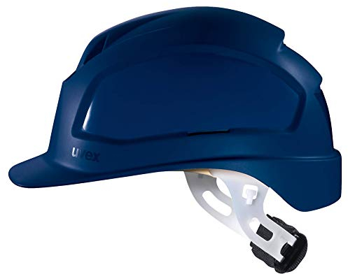 Uvex Pheos E-WR Schutzhelm - Unbelüfteter Arbeitshelm für Elektriker - Blau