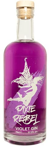 Pixie Rebel Violet Gin 700ml - Premium Flavoured Gin, violet flowers and floral notes