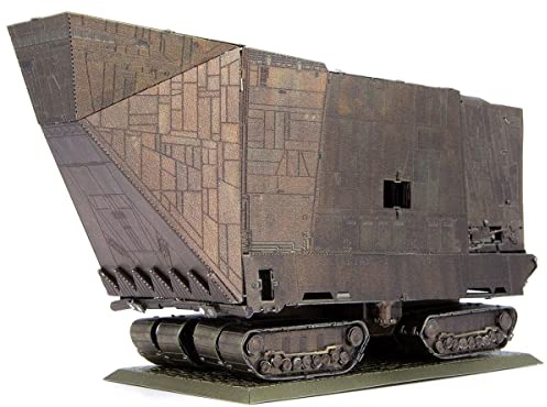 Fascinations ICX237 Metal Earth Metallbausätze - Star Wars Mandalorian Jawa Sandcrawler, lasergeschnittener 3D-Konstruktionsbausatz, 3D Metall Puzzle, DIY Modellbausatz,2.75 Metallplatinen,ab 14 Jahre