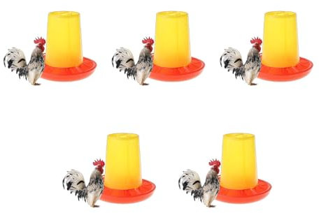 Limtula Hühnergeflügel V Förmiger Eingangsfuttereimer Praktischer Vogelfutterspender Außenbereich Wasserspender Wasserspender Geflügelwasserspender Hühnerbedarf Hühnerwasser Huhn