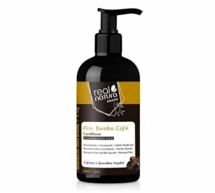 Real Natura - Acondicionador Pro-Bomba Café - 300ml - Energía y Nutrición para Cabello