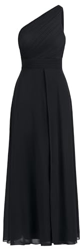 APART Fashion One-Shoulder Abendkleid klänning, svart, 42 kvinnor, svart, 40
