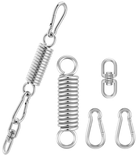Sinjeun 2 stycken dragfjädrar med krokar, 14,5 x 3,5 cm silver, hängfåtölj, fjäder för hängfåtölj
