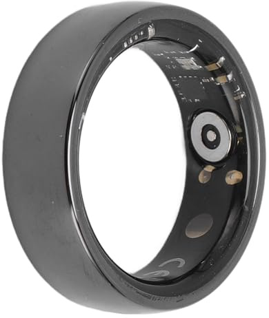 XUMIUZIY Anello Intelligente per Donna e Uomo, Anello Fitness Tracker Smart NFC Resistente All'acqua 5 ATM IP68 con modalità Multi Sport, Tracker Sanitario (Taglia 11 (ID 20,6 mm/0,81 pollici C 64,6