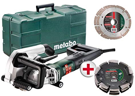 Metabo UK604040591 MFE 40 40mm Wall Chaser 1900W with 2 x 5 Diamond Blades 240V