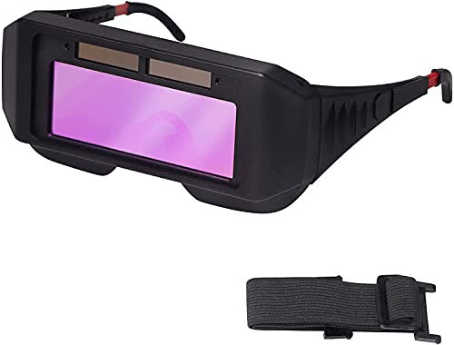 T TOVIA Solar Auto Darkening Welding Goggles – Lightweight Eye Protection for MIG TIG ARC Welding