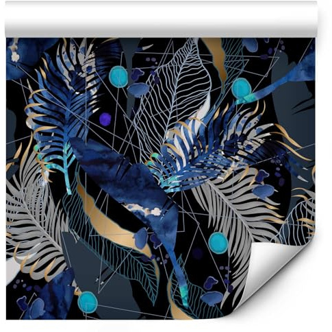 murando Papier Peint Adhesif 10m Mural 3D Decoration Feuille Autocollante Stickers XXL pour Meubles Revetement Mural Tableaux Muraux Tapisserie Trompe l'oeil Motifs géométriques f-B-10021-j-a