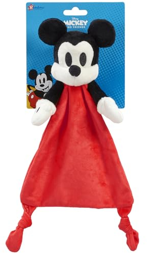 Rainbow Designs Official Disney Baby Mickey Mouse & Friends - Super Soft & Safe Mickey Mouse Comfort Blanket For Newborn Babies – Newborn Disney Toy