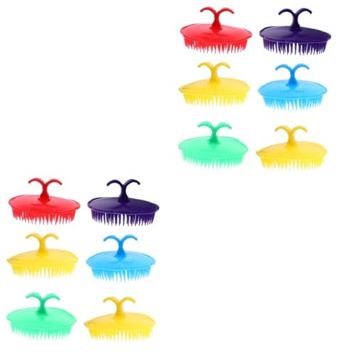 PartyKindom 24 Stk Massage-shampoo-bürste Reinigungsbürste Haarpflegeprodukt Leicht Plastik