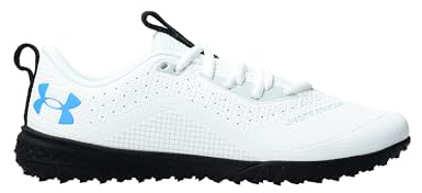 Under Armour Boy's Shadow Turf Jr 2.0 Turf Trainers in White UK2