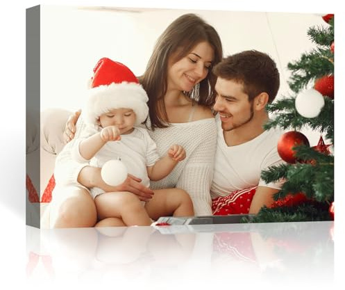 AIRUIXIO Lienzo Personalizado con Foto(impresiones en alta definición)-Cuadro Personalizado con Foto(fotos de familiares y mascotas)-Foto Lienzo Personalizado de regalos (20x15cm)