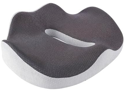 Stilform, ergonomisk sittdyna, ortopedisk sittdyna av viskos-gelskum, kontorsstolskudde, datorstolskudde, Öko-Tex 100-certifierad för komfort och hållning