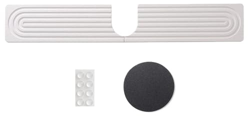 Tapis de robinet pour évier, attrape-gouttes en pierre, protection contre les éclaboussures de cuisine, tapis de diatomée à séchage rapide avec dos adhésif, plateau en fibre végétale pour comptoirs de