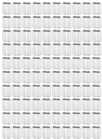 NDNCZDHC ﻿100 Pezzi Manicotti a crimpare con puntali in alluminio, Hardware per morsetto per fune M4 a forma di 8 Lunghezza 16 mm / 0,6 pollici Manicotti a crimpare a doppio foro