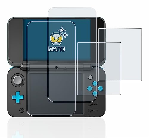 BROTECT Entspiegelungs-Schutzfolie für New Nintendo 2DS XL (2 Stück) Matte Displayschutz-Folie, Anti-Reflex, Anti-Fingerprint