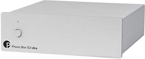Pro-Ject Phono Box S2 Ultra, Diskrete MM/MC Phono Vorstufe (Silber)