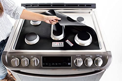 StoveGuard Model# LSD4913, USA-Made, Custom Designed & Precision Cut Stove Cover for Gas Stove Top, Lite LG Gas Range Stove Top Protector
